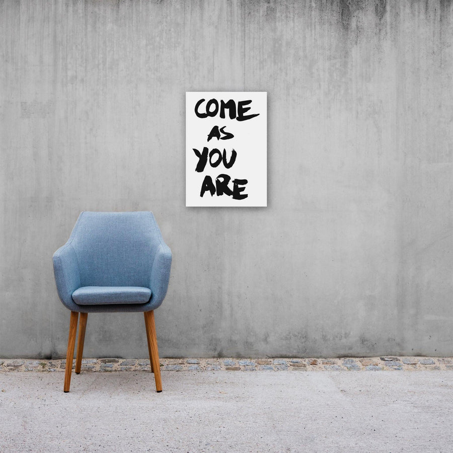 Come As You Are, Poster, White - Pop Music Wisdom