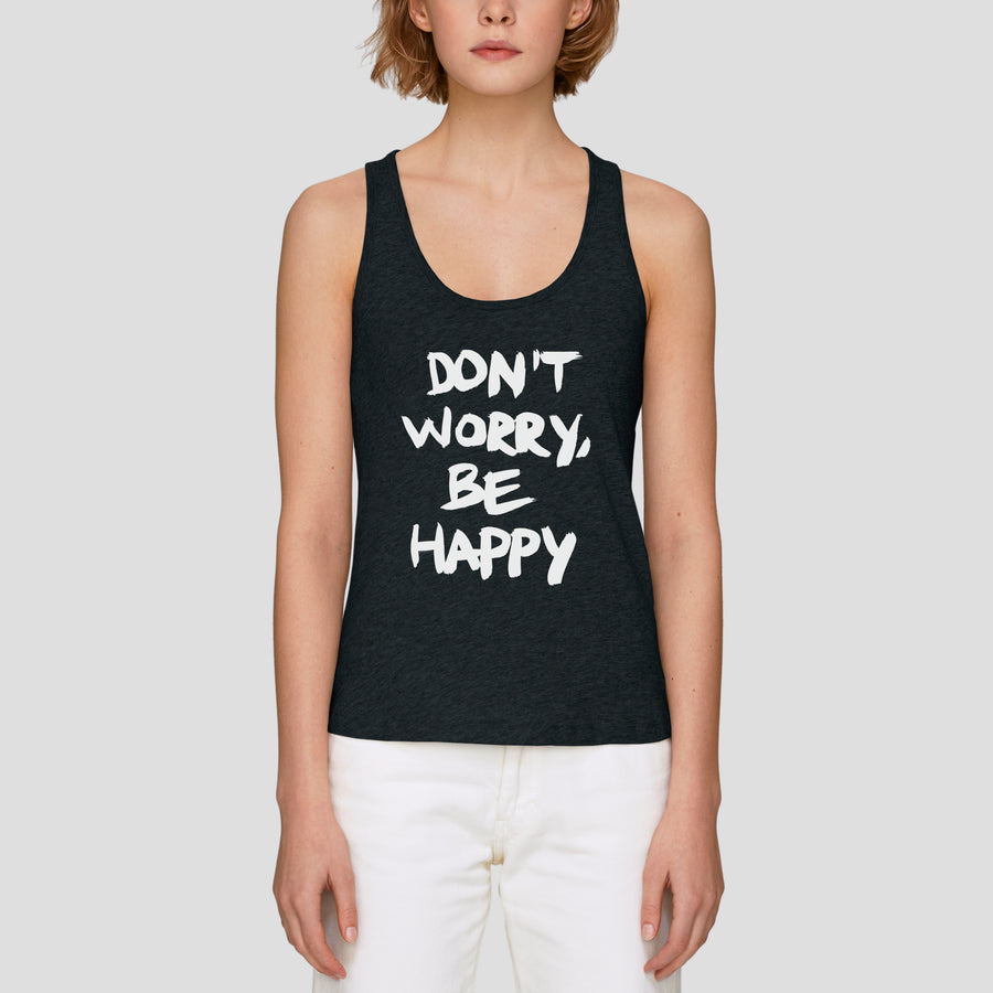 Don’t Worry, Be Happy, Women’s Tank Top