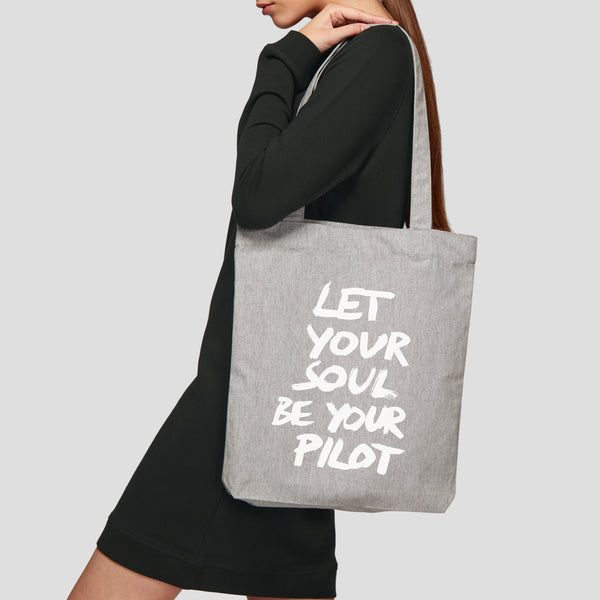 Let Your Soul Be Your Pilot Tote Bag Pop Music Wisdom