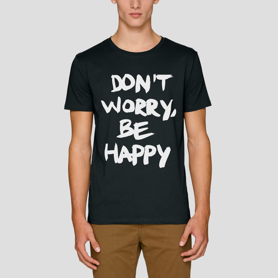 Don't Worry Be Happy, T-Shirt – Pop Music Wisdom