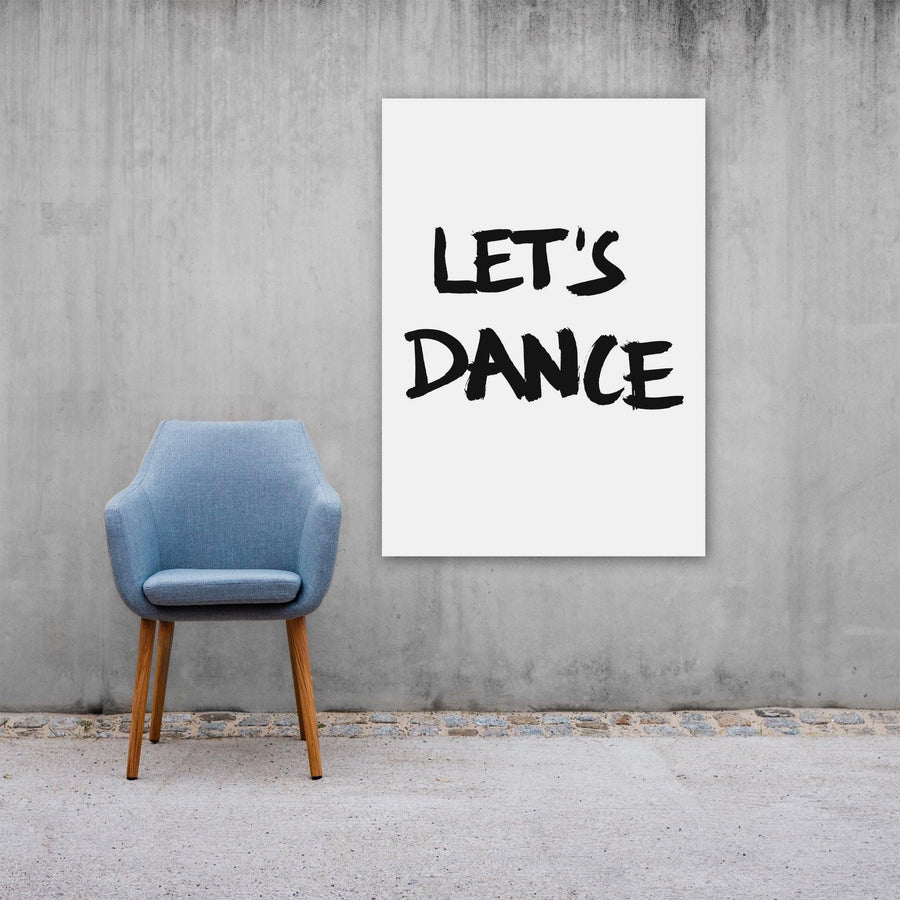 Let’s Dance, Poster, White - Pop Music Wisdom
